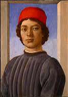 Claes/Filippino Lippi: Portrait eines jungen Mannes